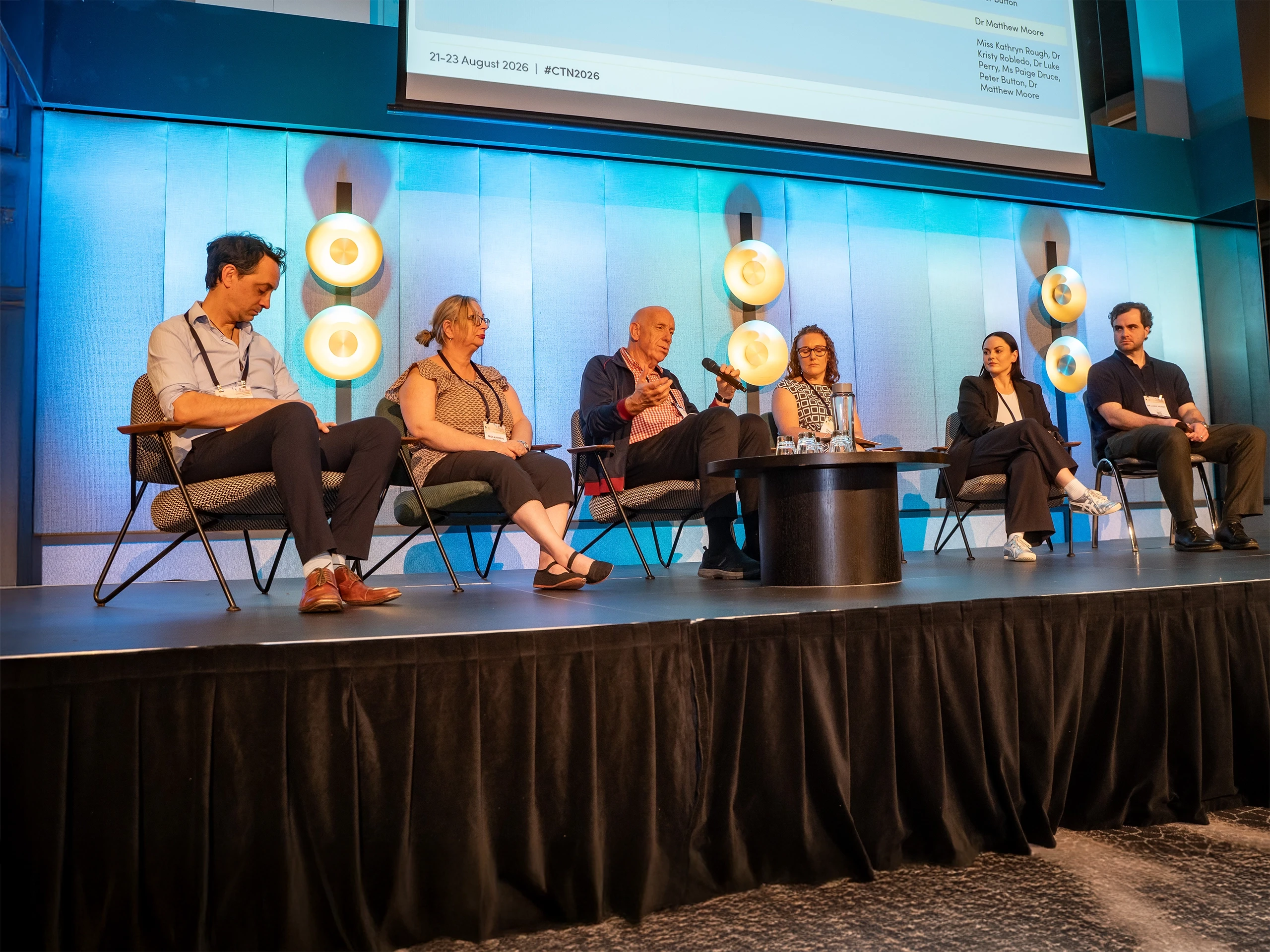 Dr Matthew Moore, Kathryn Rough, Peter Button, Dr Kristy Robledo and Dr Luke Perry