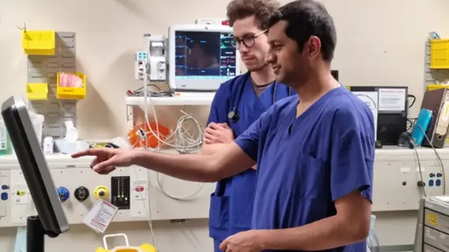 Dr Gordon Chapman and Dr Kiran Venkatesulu