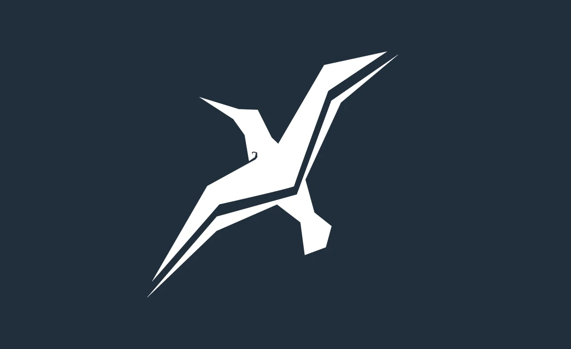 Kuaka bird on navy background