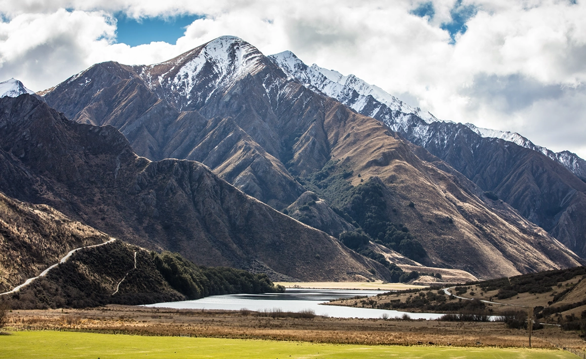 Image of Moke Lake in New Zealand