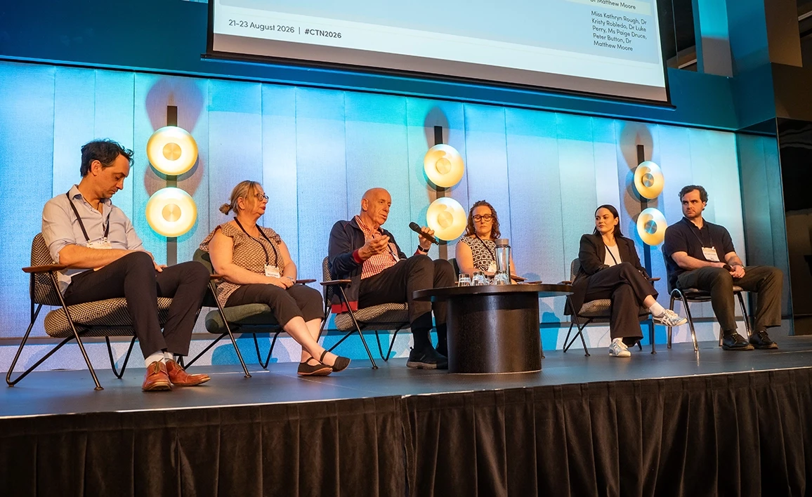 Dr Matthew Moore, Kathryn Rough, Peter Button, Dr Kristy Robledo and Dr Luke Perry