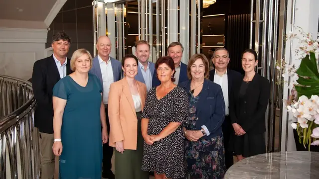 Group photo of the POM board 2025