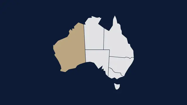 Graphic image of Western Australia