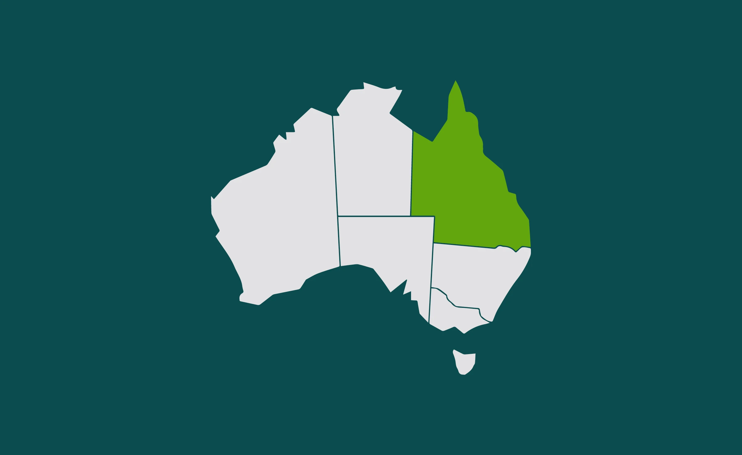 Graphic image of Queensland